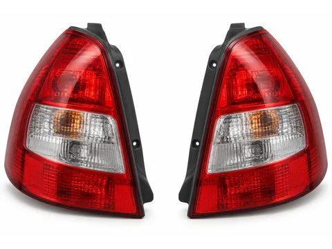 Renault Clio 3 Stop Lambası HB Sağ Sol Takım 2005-2008 Taiwan · Renault Clio III 2005-2008 hatchback pre-facelift sağ-sol stop çifti aday görünümü; VIN doğrulaması açık · Katalog